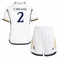 Maglie da calcio Real Madrid Daniel Carvajal #2 Prima Maglia Bambino 2023-24 Manica Corta (+ Pantaloni corti)